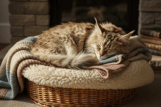 panier pour chat un sommeil agréable - Le royaume des félins