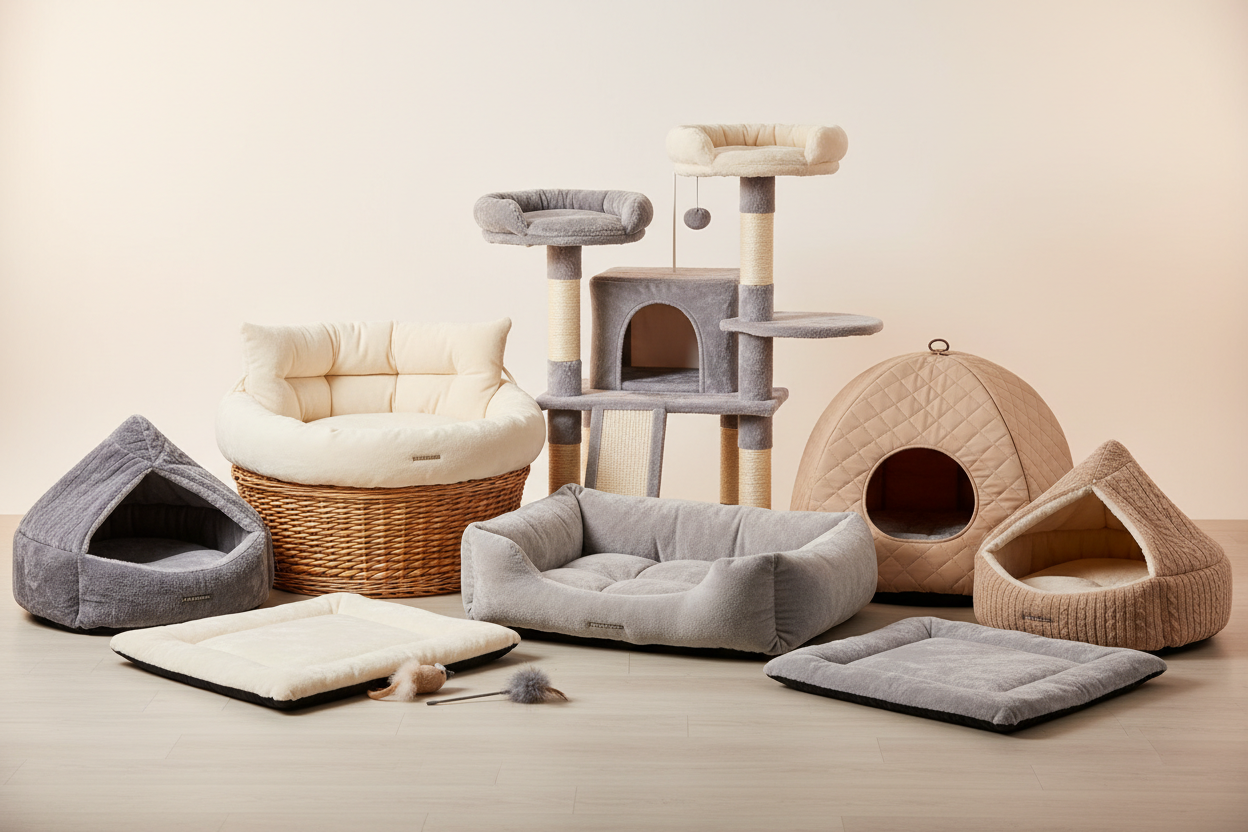 plusieurs panier pour chat